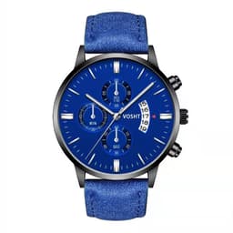image-Men's Quartz Watch with Small Three Needles and Alloy Strap