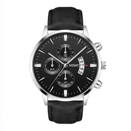 image-Men's Quartz Watch with Small Three Needles and Alloy Strap