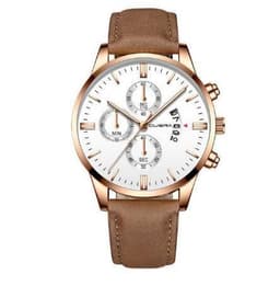 image-Men's Quartz Watch with Small Three Needles and Alloy Strap