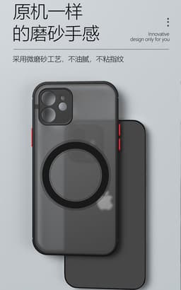 image-iPhone 14 Pro Max Magnetic Case - Soft Matte TPU Cover