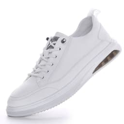 image-Emperor Shark Men's Leather Casual Shoes Low-Top Platform Sneakers