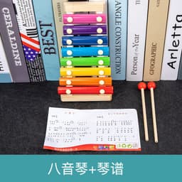 image-Wooden Rainbow Tower Stacking Toy Set for Infants Ages 0-3