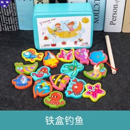 image-Wooden Rainbow Tower Stacking Toy Set for Infants Ages 0-3