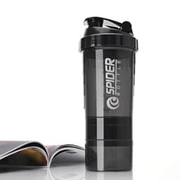 image-500ml Sports Shaker Bottle with Scale Large Capacity Plastic