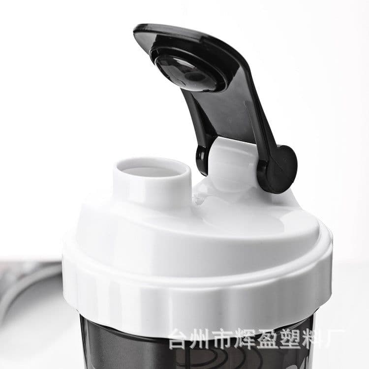 image-500ml Sports Shaker Bottle with Scale Large Capacity Plastic