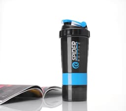 image-500ml Sports Shaker Bottle with Scale Large Capacity Plastic