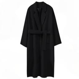 image-Women's Mid-Length Double-Sided Cashmere Wool Coat