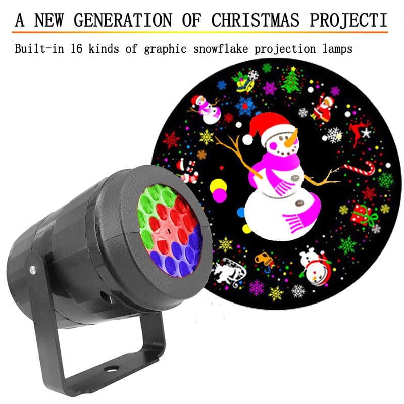 image-Christmas Laser Light Projector Outdoor Waterproof Garden Lawn