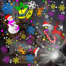 image-Christmas Laser Light Projector Outdoor Waterproof Garden Lawn