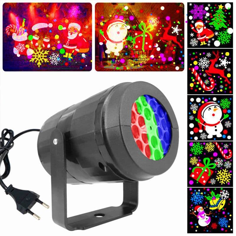 image-Christmas Laser Light Projector Outdoor Waterproof Garden Lawn