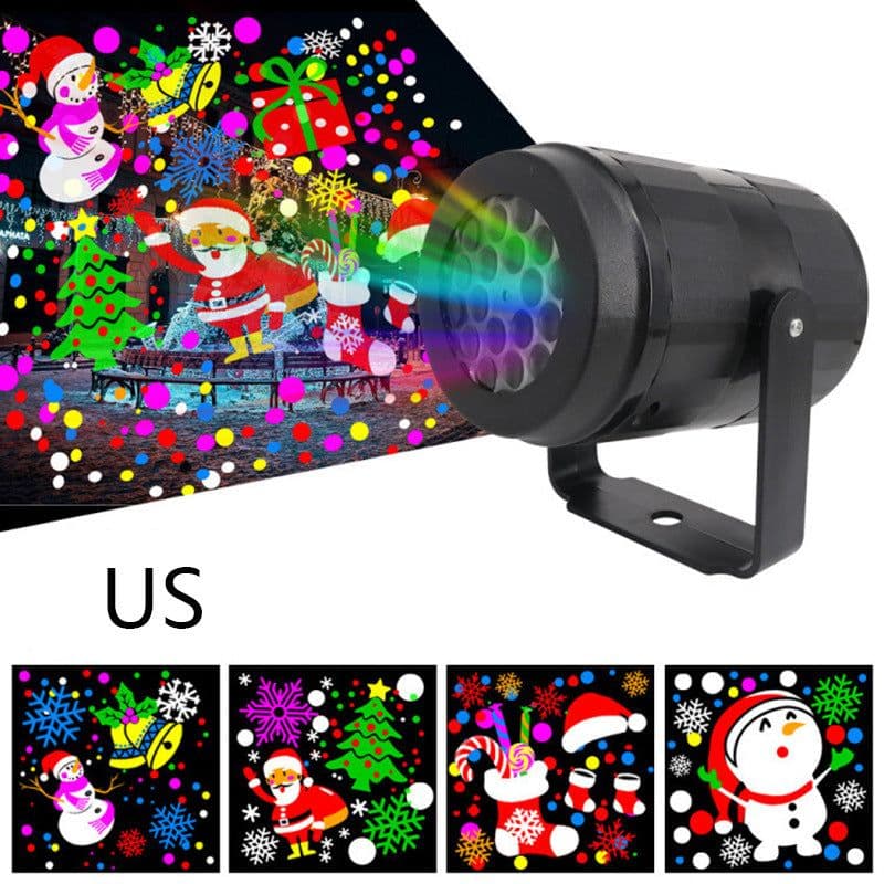 image-Christmas Laser Light Projector Outdoor Waterproof Garden Lawn