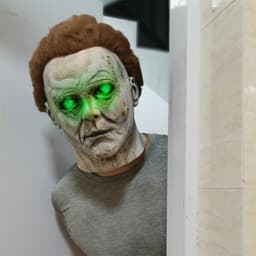 image-Miles McMeel Halloween Horror Mask Glow Emulsion Myers Style