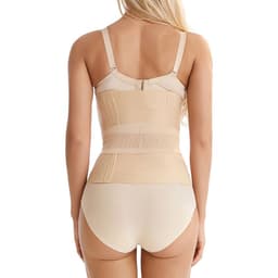 image-Lin Yating High-Waist Corset Belt 16 Steel Bone Body Shaping