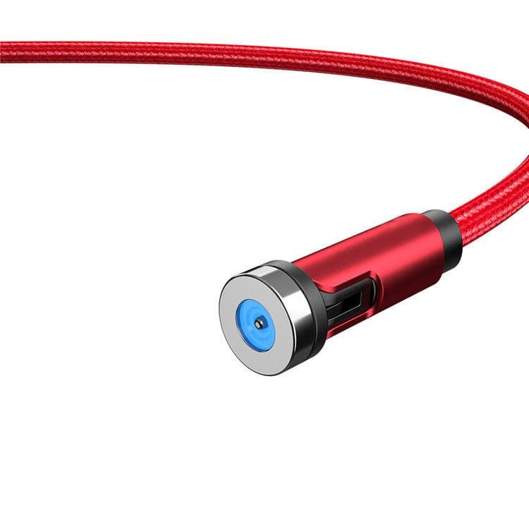 image-3-in-1 Magnetic Charging Cable 540° Rotating USB Type-C 1m