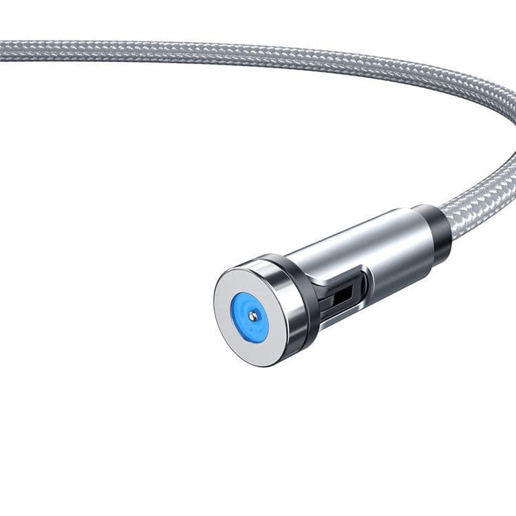 image-3-in-1 Magnetic Charging Cable 540° Rotating USB Type-C 1m