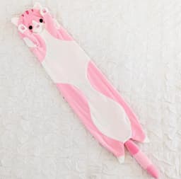image-Cross-Border Long Cat Plush Pillow Cylindrical Cartoon Toy Doll