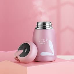 image-Golden Gourd 320ml Smart Thermos Cup 304 Stainless Steel Temperature Display