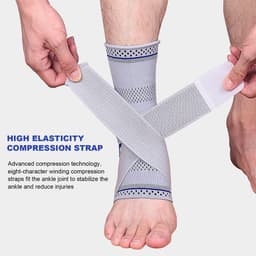 image-SKDK Ankle Brace Strap Black Anti-Sprain Sports Support