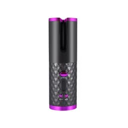 image-Portable USB Rechargeable Automatic Hair Curler with LCD Display