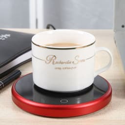 image-Electric Coffee Mug Warmer Thermostatic Heating Coaster
