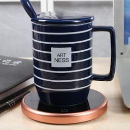 image-Electric Coffee Mug Warmer Thermostatic Heating Coaster