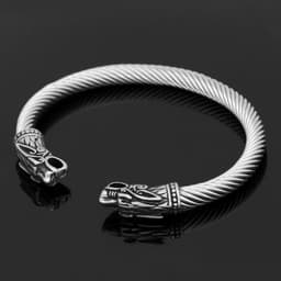 image-Nordic Viking Stainless Steel Open Cuff Bracelet Unisex