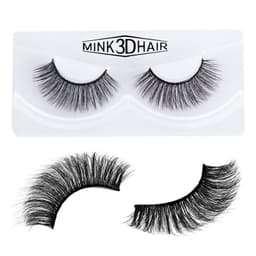 image-HANDAIYAN HYD-15 3D Mink Hair False Eyelashes Black