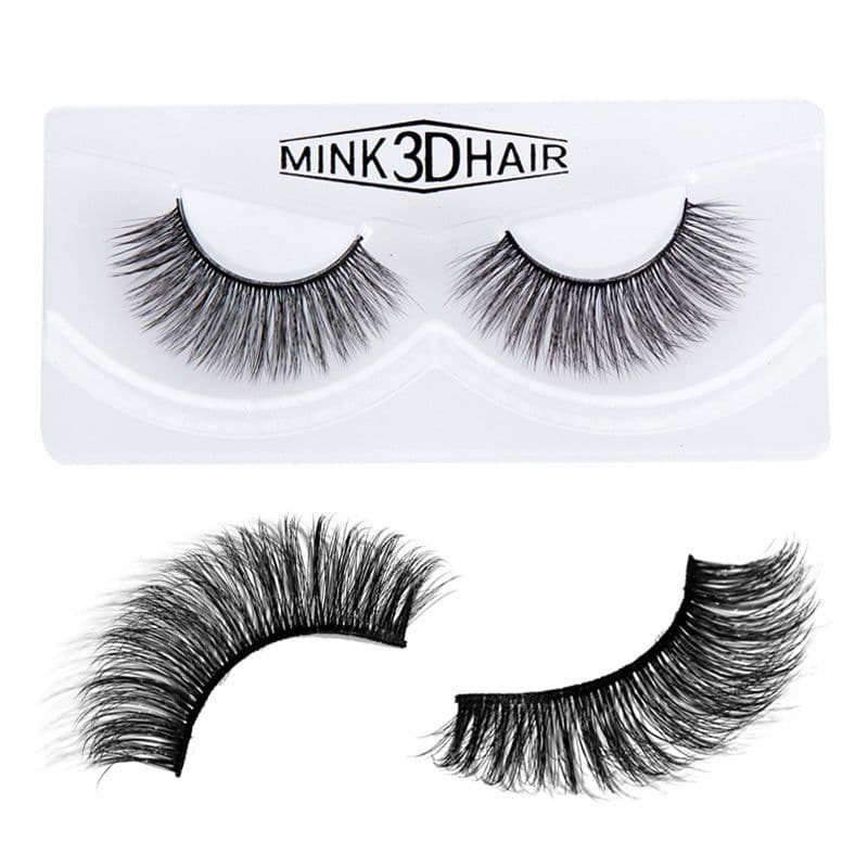 image-HANDAIYAN HYD-15 3D Mink Hair False Eyelashes Black