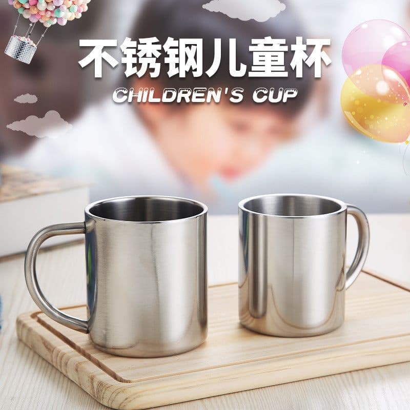 image-Chef Max 304 Stainless Steel Double-Layer Kids Water Cup 400ml