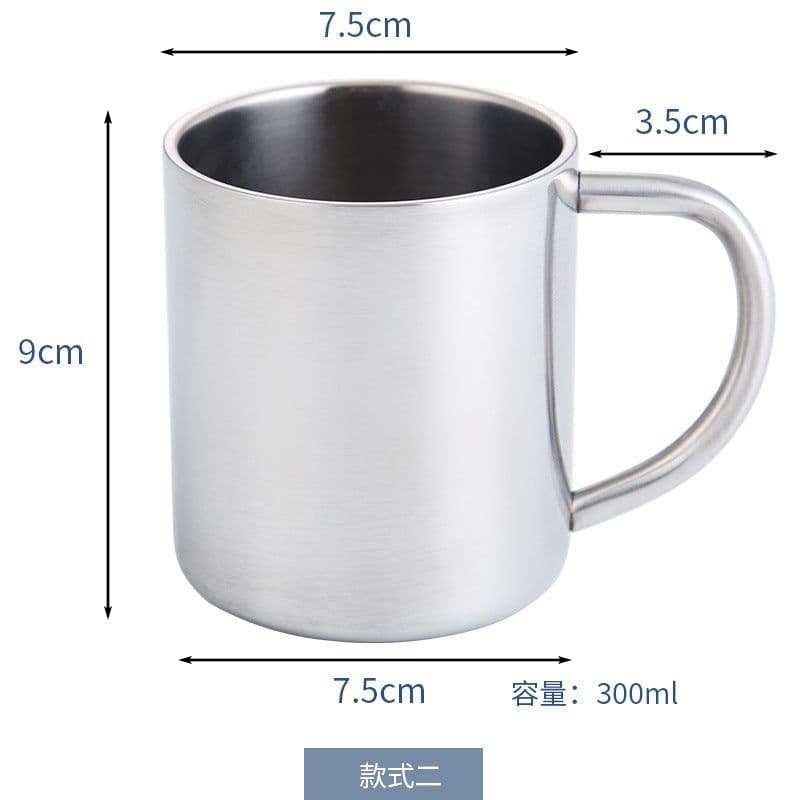 image-Chef Max 304 Stainless Steel Double-Layer Kids Water Cup 400ml