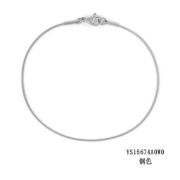 image-e-Manco Stainless Steel Chain Bracelet Rose Gold 2MM Women