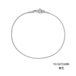 image-e-Manco Stainless Steel Chain Bracelet Rose Gold 2MM Women
