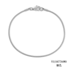 image-e-Manco Stainless Steel Chain Bracelet Rose Gold 2MM Women