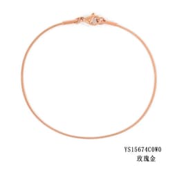 image-e-Manco Stainless Steel Chain Bracelet Rose Gold 2MM Women