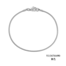 image-e-Manco Stainless Steel Chain Bracelet Rose Gold 2MM Women