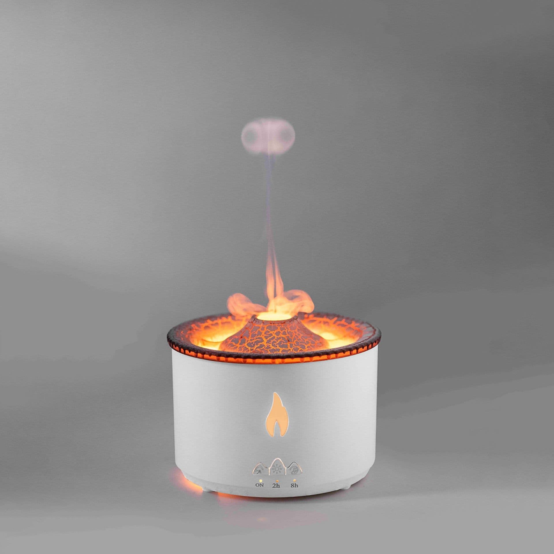 image-PINVO Volcano Flame Humidifier 350ml Ultrasonic Aromatherapy