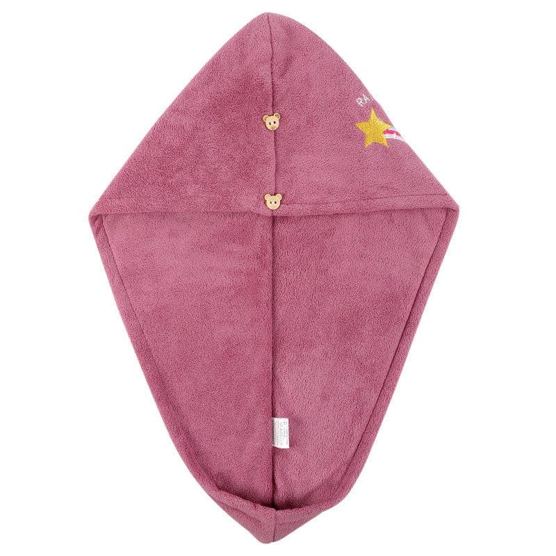 image-Xin Feifan Coral Fleece Hair Drying Cap Towel Quick-Dry Thickened