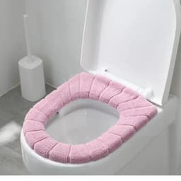 image-Thickened Flannel Toilet Seat Cushion Cover Universal Four Seasons