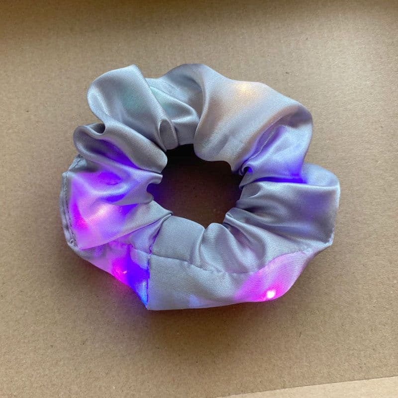image-LED Luminous Hair Scrunchie Ring Light Up Headwear