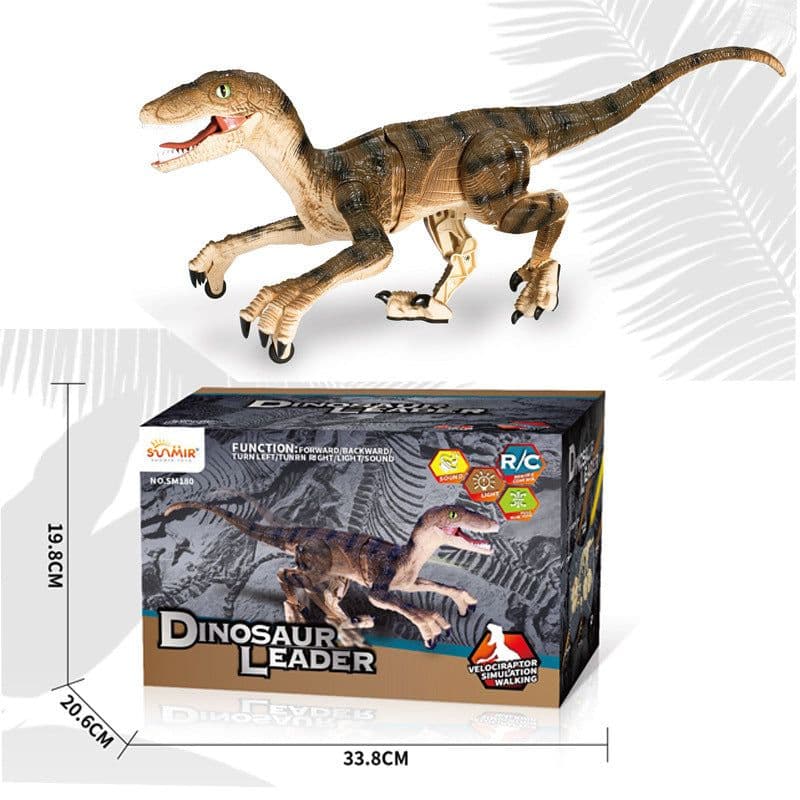 image-HannStar Remote Control Dinosaur Toy Electric Walking Raptor for Boys