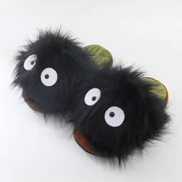image-Winter Plush Slippers Cartoon Charcoal Design Adult Warm Indoor