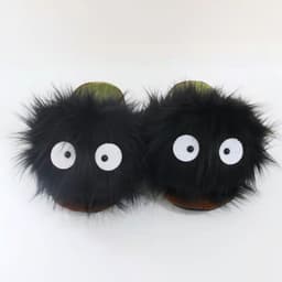 image-Winter Plush Slippers Cartoon Charcoal Design Adult Warm Indoor