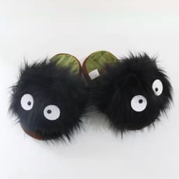 image-Winter Plush Slippers Cartoon Charcoal Design Adult Warm Indoor