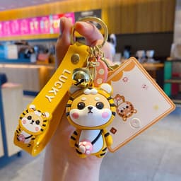 image-Cartoon Shiba Inu PVC Keychain Bag Pendant