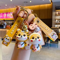 image-Cartoon Shiba Inu PVC Keychain Bag Pendant