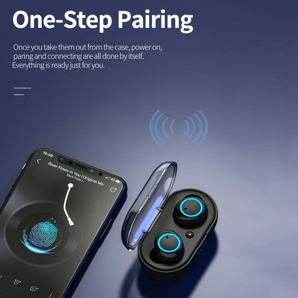 image-Y50 TWS Bluetooth 5.0 Wireless Earbuds Noise-Cancelling Waterproof