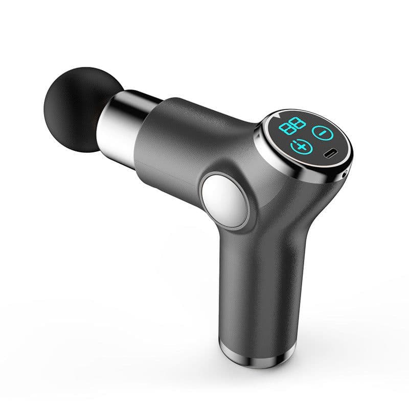 image-Mini Fascia Massage Gun Portable Muscle Massager LCD Display