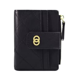 image-LENGRUI Women's Plaid PU Leather Wallet Short Bifold Card Holder