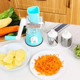 image-DXW Hand Crank Vegetable Cutter Grater Shredder Multifunctional