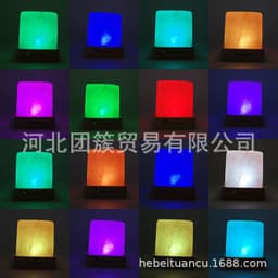 image-Himalayan Salt Lamp Plug-in Night Light with Dimmer Switch